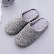 Load image into Gallery viewer, Mntrerm 2019 men Cotton Home Slippers Cute Slippers Winter Warm Plush Indoor Slipper men Warm Soft Bottom Shoes